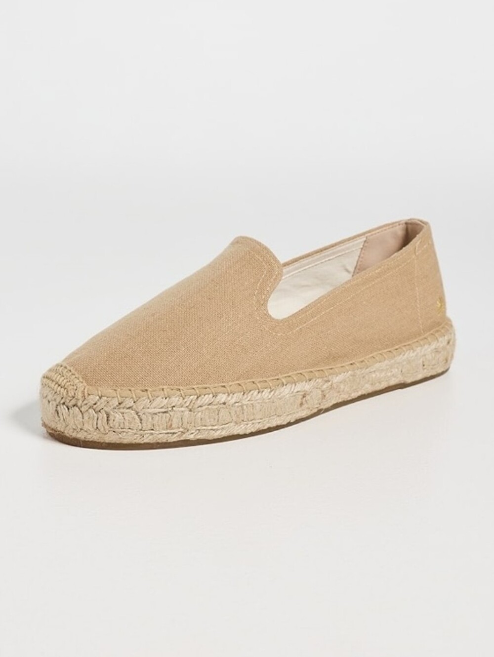 Soludos Classic Canvas Espadrille Slip-On - Tan Size 7-7.5